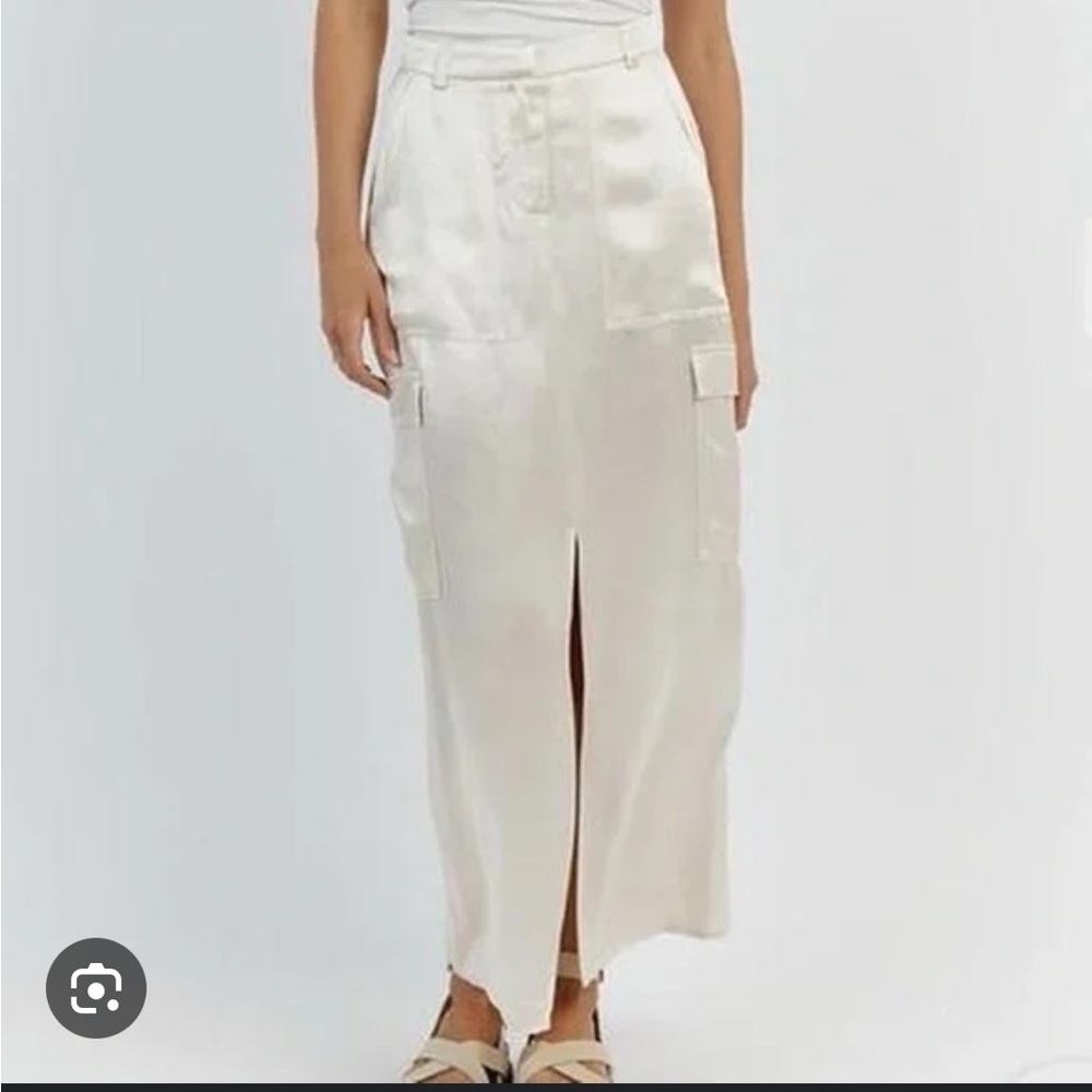 Dissh Matilda Pearl Safari Midi Skirt